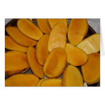 Mango slices card