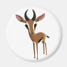 Mango the Gazelle Fridge Magnets