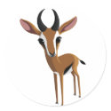 Mango the Gazelle stickers by ButtermilkBiscuits Mango the Gazelle stickers