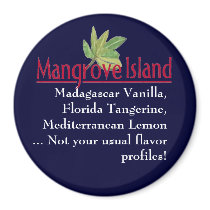 Mangrove Island logo, Not your usual flavor profil magnets