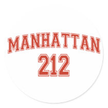 Manhattan 212 Large Sticker Sheets
