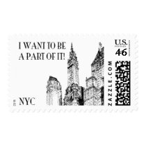 Manhattan B by Ceci New York Stamps