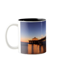 Manhattan Beach Pier at sunset, California Coffee Mug