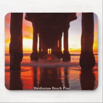 Manhattan Beach Pier mousepads