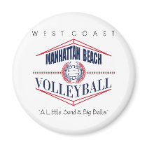 Manhattan Beach Volleyball Gift magnets
