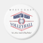 Manhattan Beach Volleyball Gift Refrigerator Magnet
