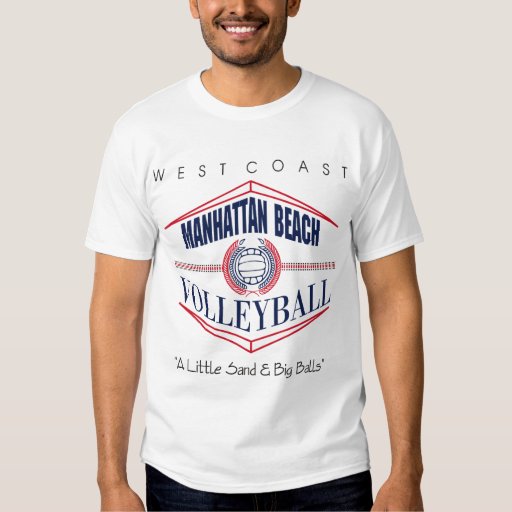 Manhattan Beach Volleyball Tshirt Zazzle