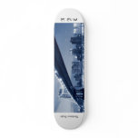 Manhattan Bridge and Skyline At Night, NYC Skate Boards