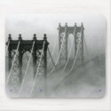 Manhattan Bridge Morning Fog mousepads by Tallasianx Manhattan Bridge Morning Fog mousepads