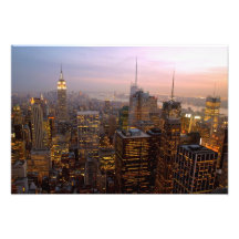 Manhattan Early Dusk PHOTO PRINT