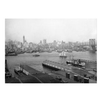 Manhattan from Brooklyn, 1905 Posters