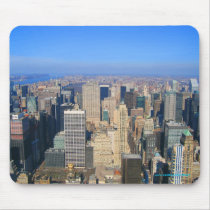 Manhattan from Empire State Building mousepads
