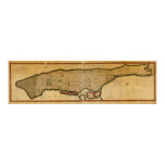 Manhattan Island New York City Map from 1807 posters