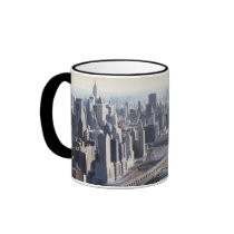 "Manhattan Memories" New York Watercolor Art Mugs
