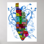 Manhattan Neighborhoods Print