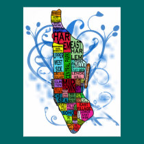 Manhattan Neighborhoods Print