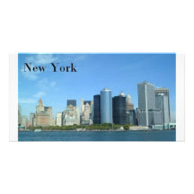 Manhattan New York City (St.K) Custom Photo Card
