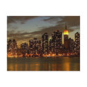Manhattan, New York Postcard by KitteasGallery Manhattan, New York Postcard