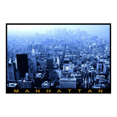 Manhattan, New York Poster by Staberinde