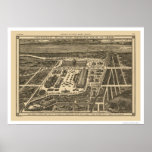 Manhattan New York Worlds Fair Map 1883 Posters
