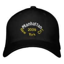 Manhattan NYC Embroidered Hat embroidered hats