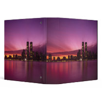 Manhattan Skyline and Hudson River, New York, Binders