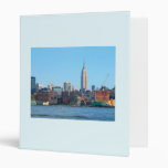 Manhattan Skyline as Seen From Hoboken, NJ 3 Ring Binder