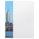 Manhattan Skyline as Seen From Hoboken, NJ Letterhead Template