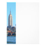 Manhattan Skyline as Seen From Hoboken, NJ Letterhead Template