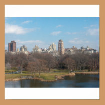 Manhattan Skyline from Central Park posters