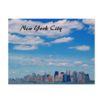 manhattan skyline postcards