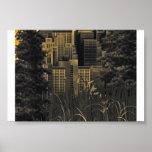 Manhattan Skyline Poster