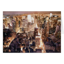 "Manhattan Tapestry" New York Art Greeting Card