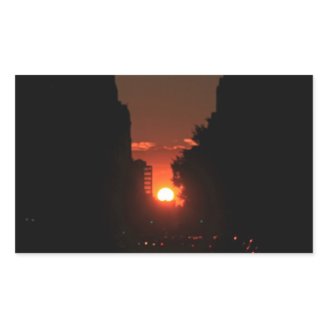 Manhattanhenge - 7/13/11 sticker