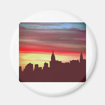 Manhatten Memories Fridge Magnets