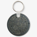 Manhole Cover 2 keychains by pixelholic Manhole Cover 2 keychains