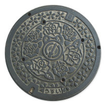 Manhole Cover 2 stickers