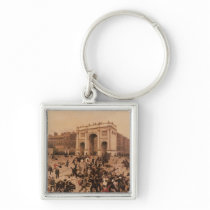 Manhood Suffrage Riots in Hyde Park, 1866 Key Chain