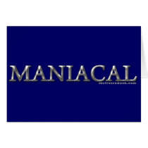 Maniacal Greeting Card