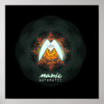 Manic Automatic Logo posters