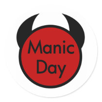Manic Day stickers