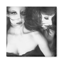 Manic Mental Momentum - Self Portrait Fridge Magnet