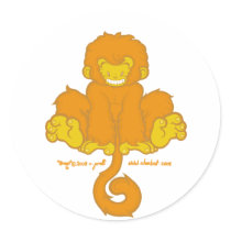 Manic Mongo Sticker 2