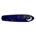 Manic Raven with Moon skateboard