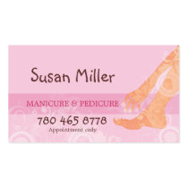 Manicure & Pedicure Business Card business cards