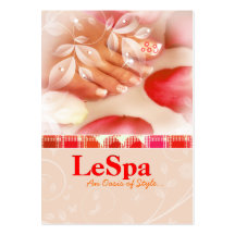 Manicure Pedicure Salon Technician  Business Card