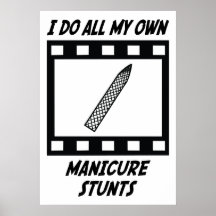 Manicure Stunts Print