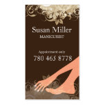 MANICURIST Vertical Business Card