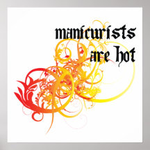 Manicurists Are Hot Print