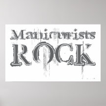 Manicurists Rock Poster